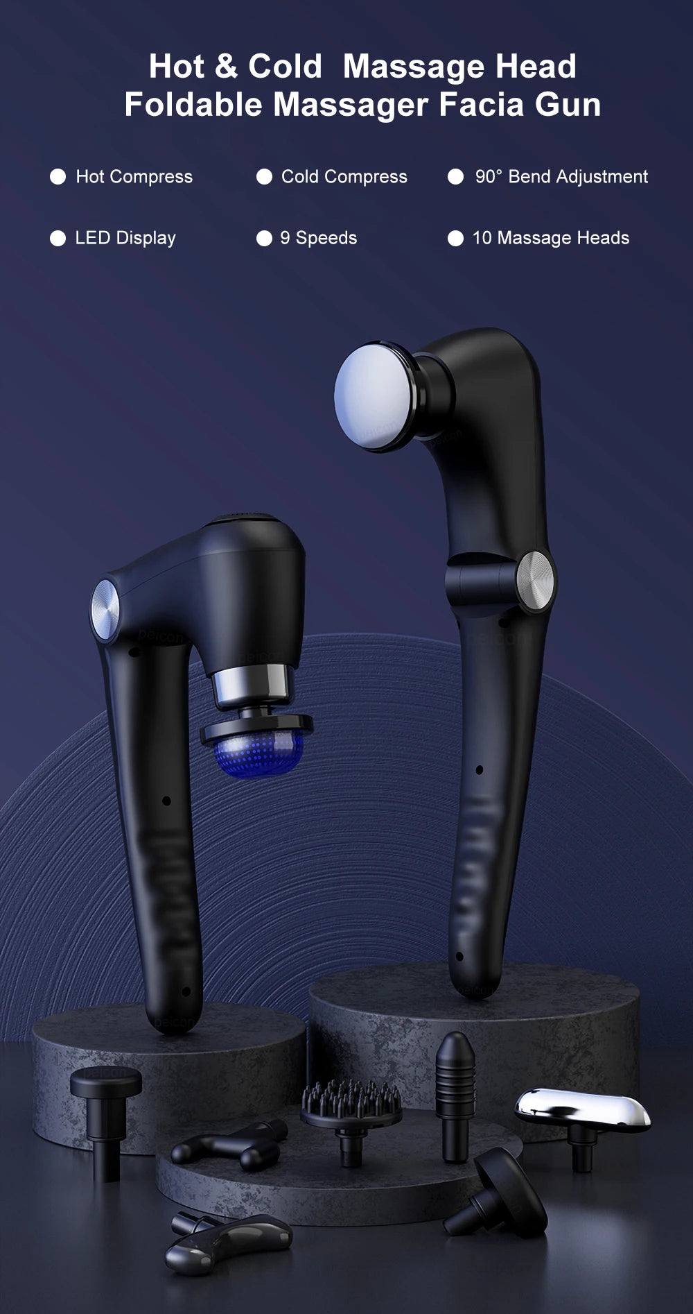 Extended Handle Muscle Massager